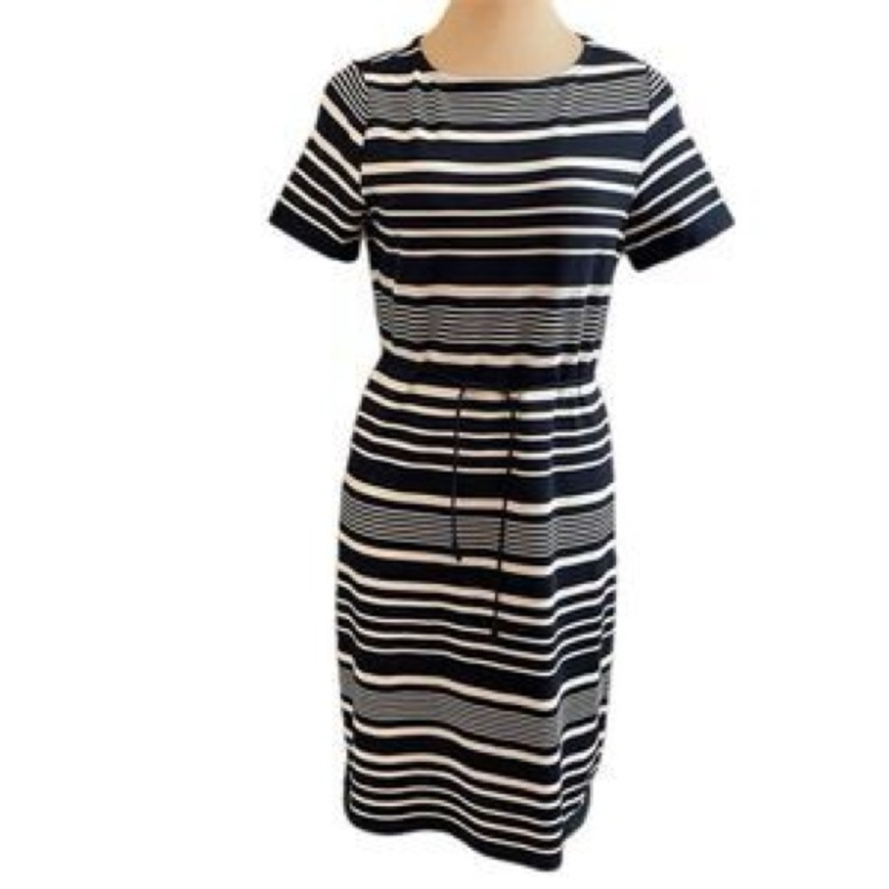 SADE Striped Stretch Dress Size 2